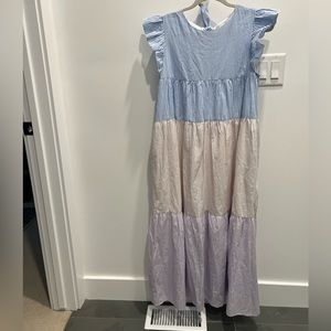 Size S striped maxi dress